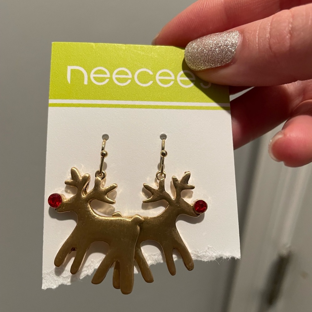 3 pairs of holiday earrings